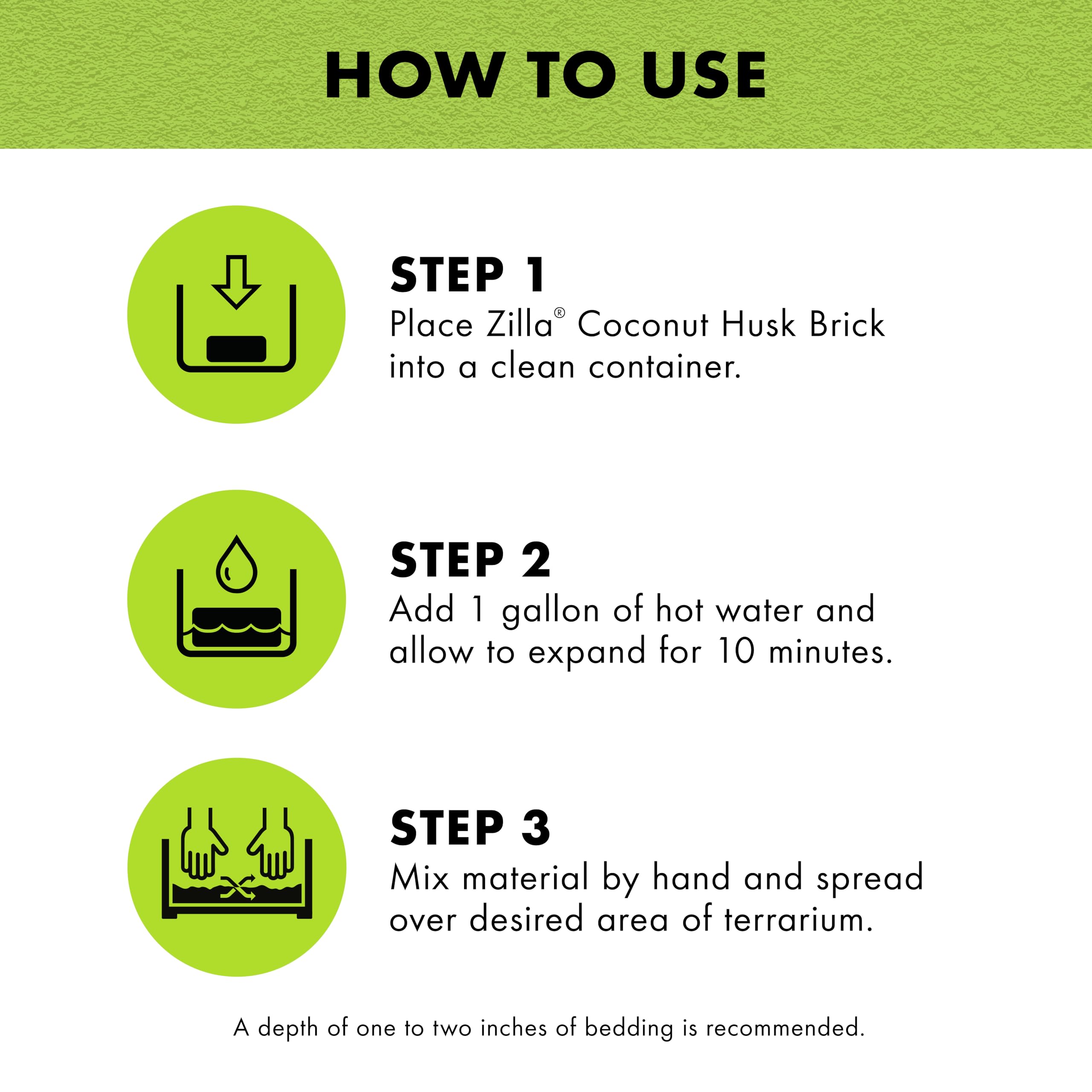 Zilla Coconut Husk Brick, Organic Bedding for Reptiles, Made with 100% Coconut Fiber, Ideal for Tropical Habitats and Egg Incubation - Image 5