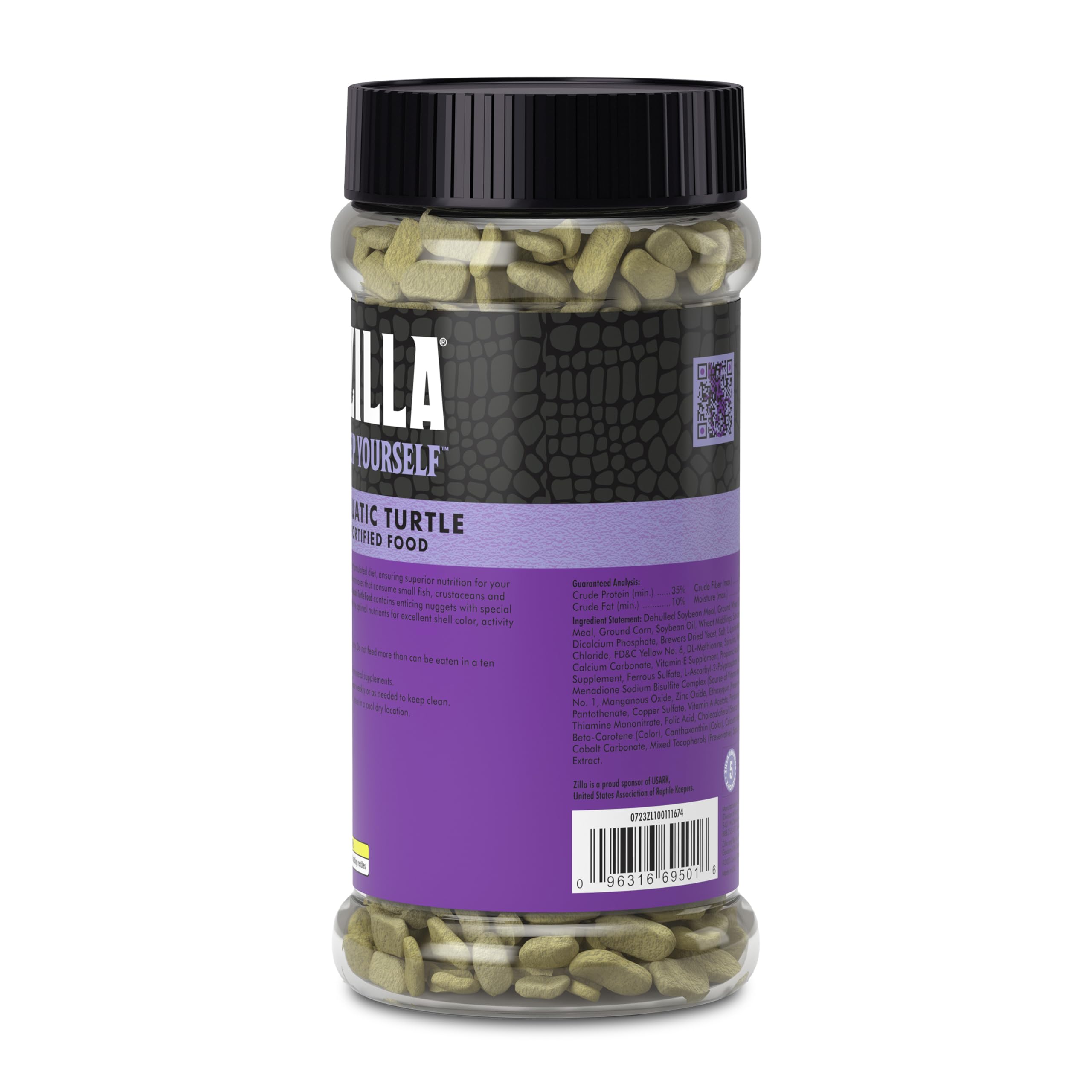 Zilla Fortified Food for Aquatic Turtles, Complete Nutritional Diet, Supports Excellent Shell Color and Activity, Extruded Pellets, 6 ounces - Image 10