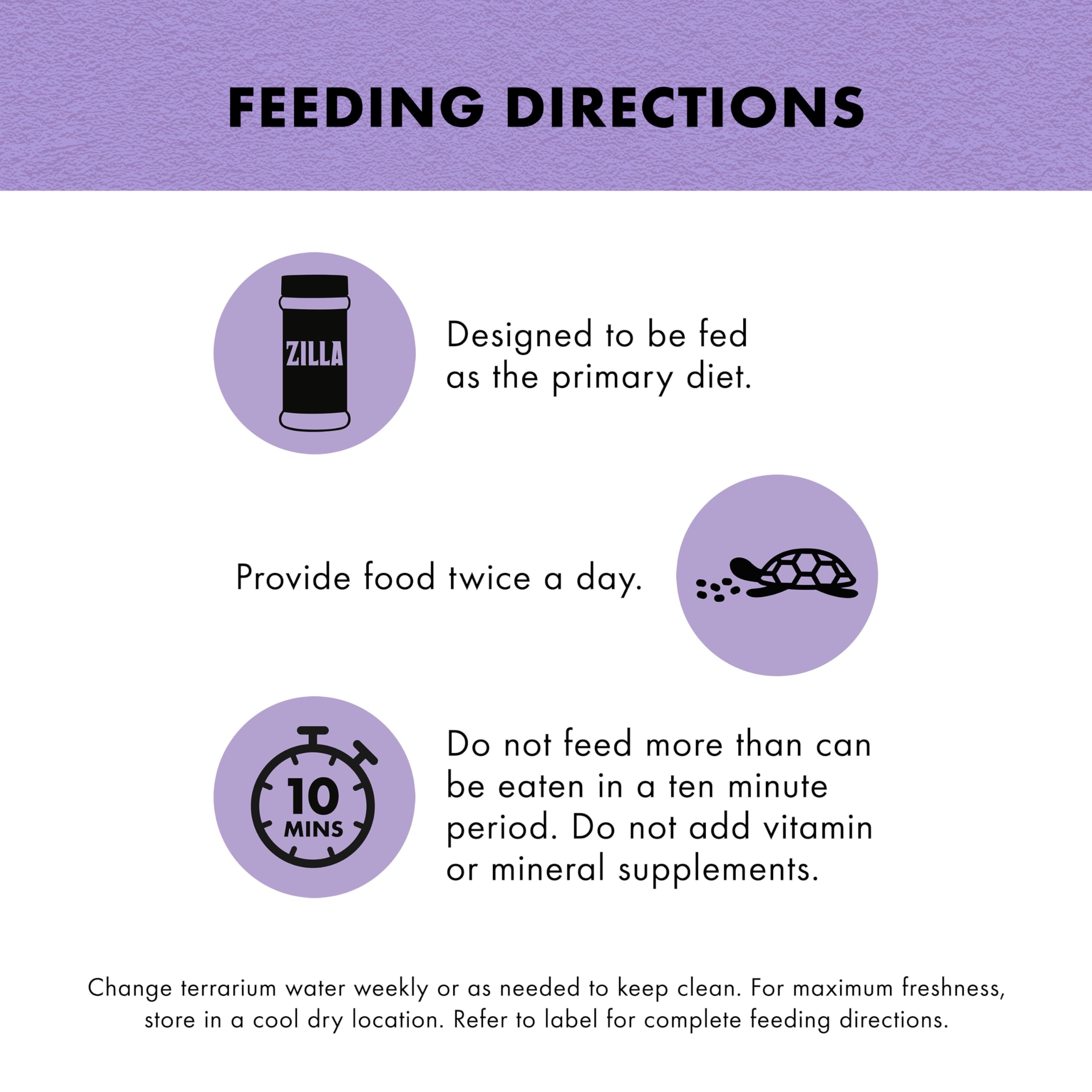 Zilla Fortified Food for Aquatic Turtles, Complete Nutritional Diet, Supports Excellent Shell Color and Activity, Extruded Pellets, 6 ounces - Image 5