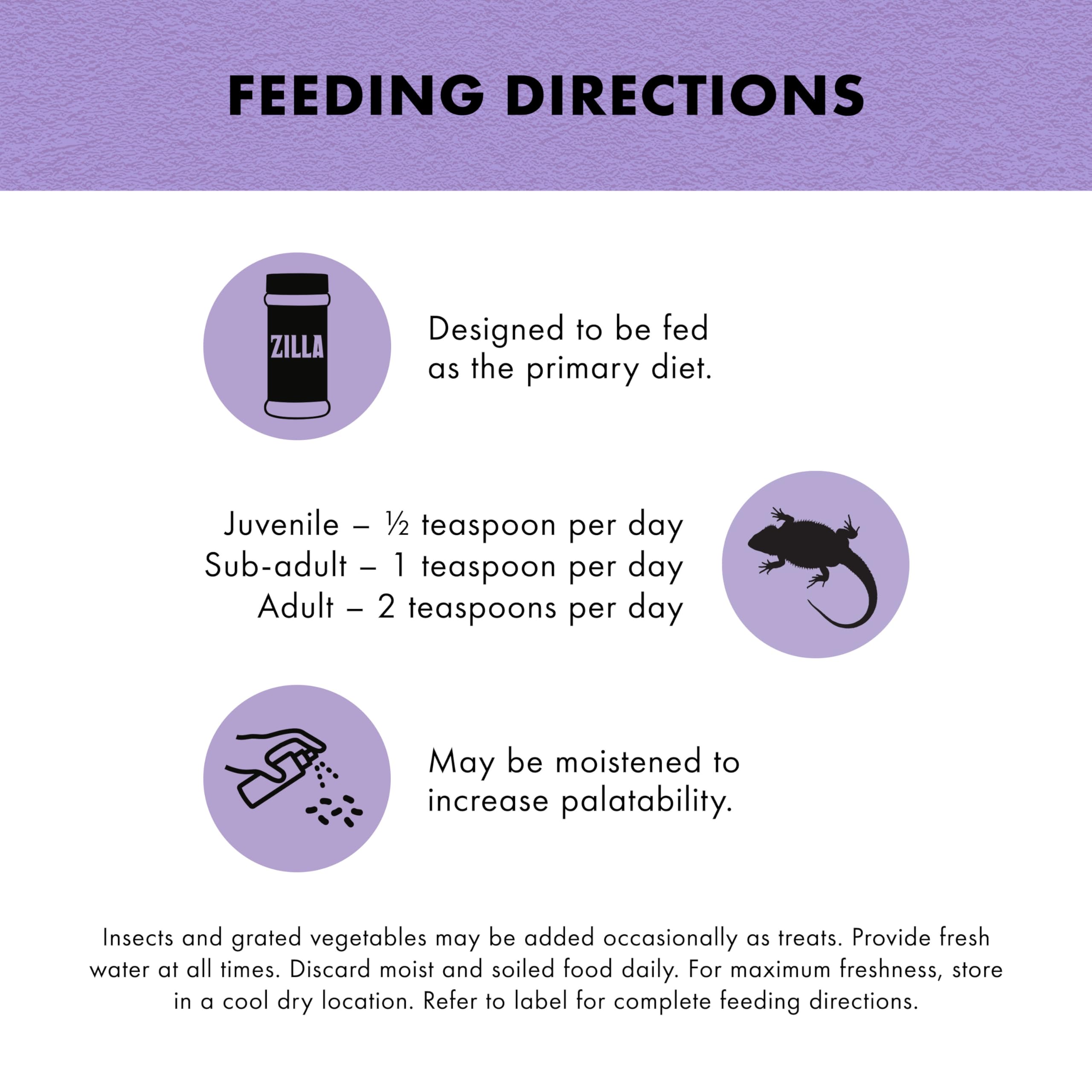 Zilla Fortified Food for Bearded Dragons, Complete Nutritional Diet, Supports Excellent Growth and Color, Extruded Pellets, 6.5 ounces - Image 5