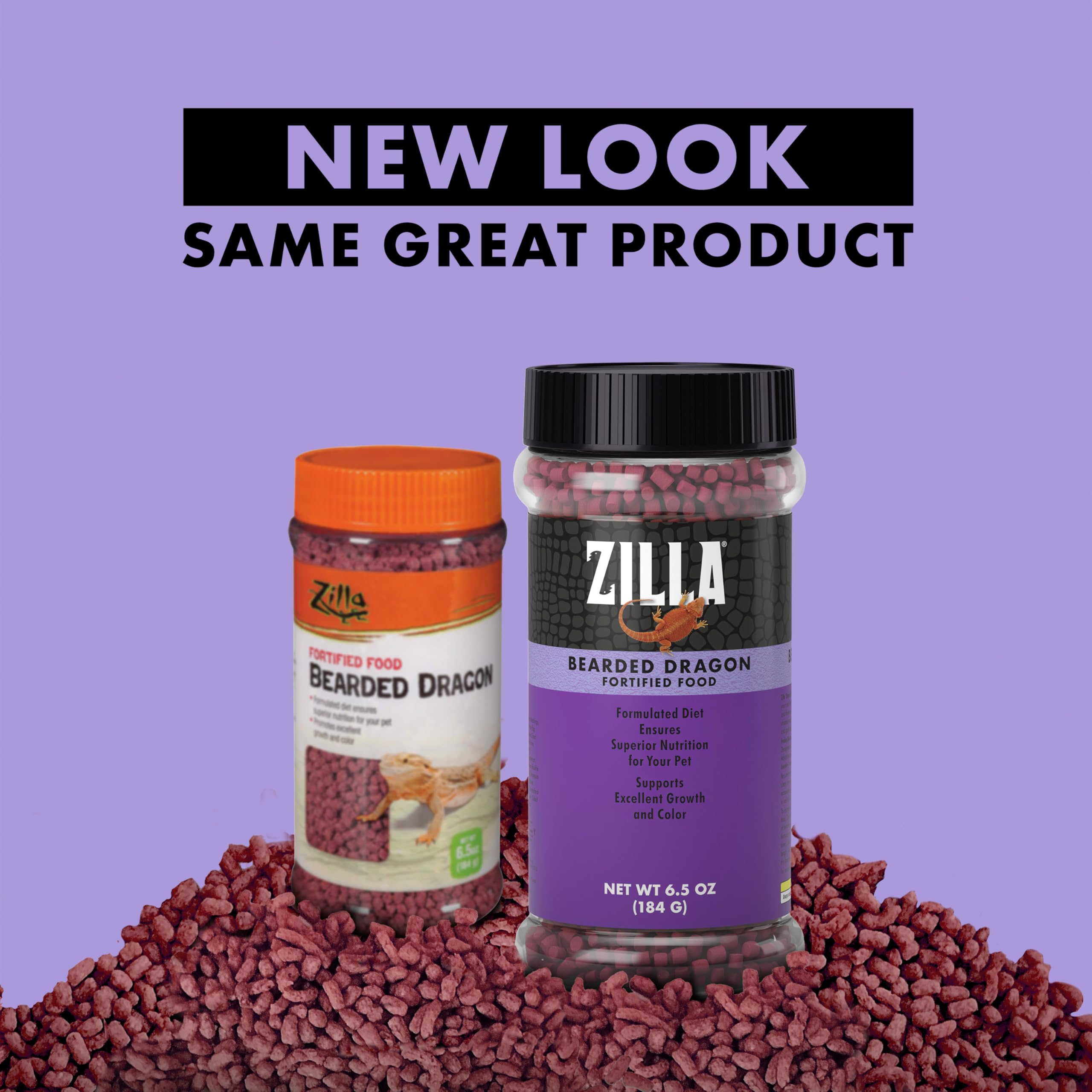 Zilla Fortified Food for Bearded Dragons, Complete Nutritional Diet, Supports Excellent Growth and Color, Extruded Pellets, 6.5 ounces - Image 8