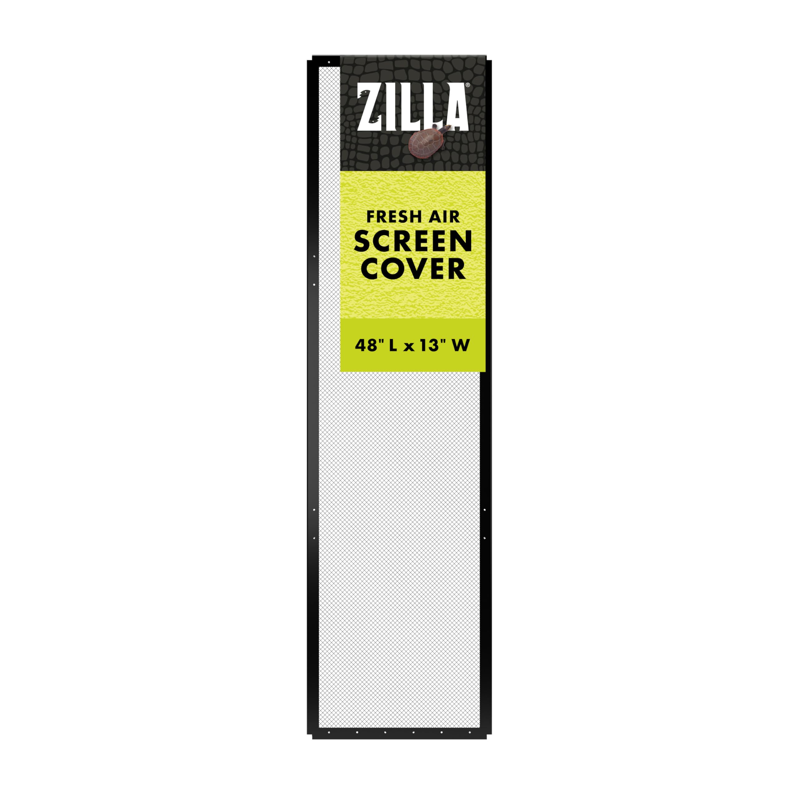Zilla Fresh Air Screen Cover, Secure and Durable Metal Mesh Cover for Reptile Terrariums, 48 x 13 inches - Image 9