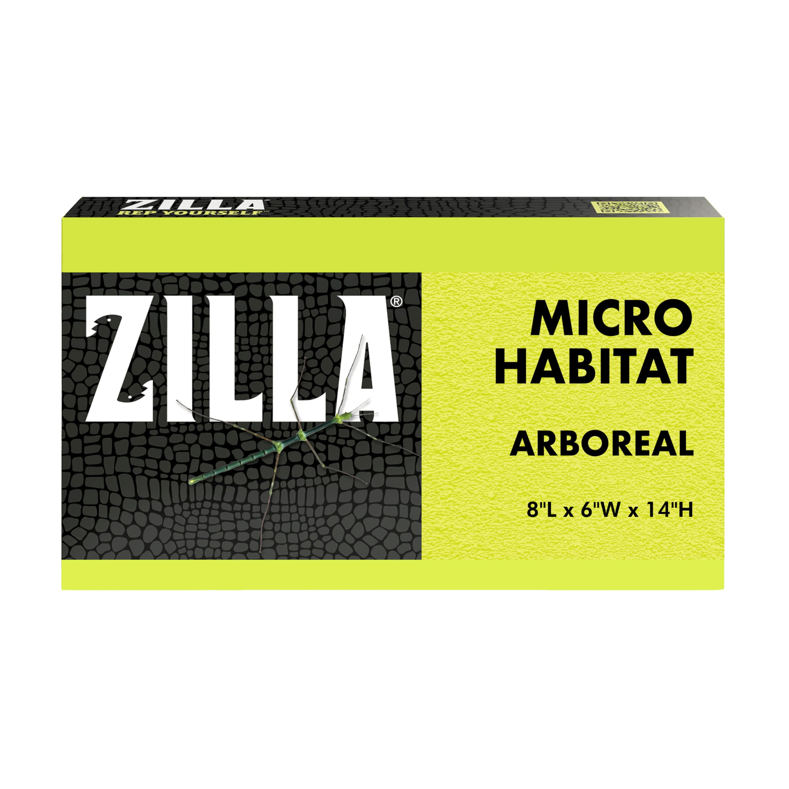 Zilla Micro Habitat Terrarium, Arboreal, with Locking Latch, for Isopods, Spiders, Insects, Large - Image 12