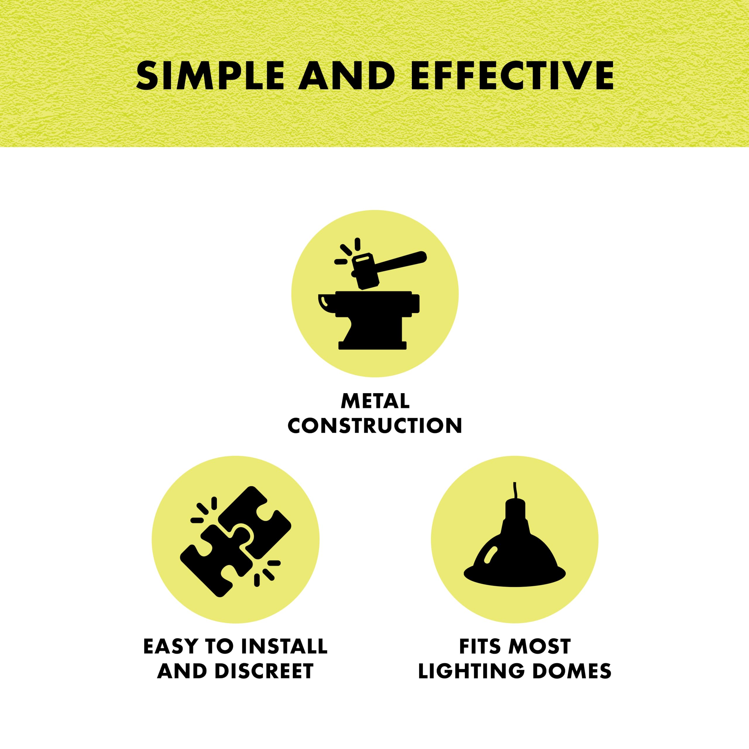 Zilla Mounting Spring Clip, Fits Most Lighting Domes - Image 3