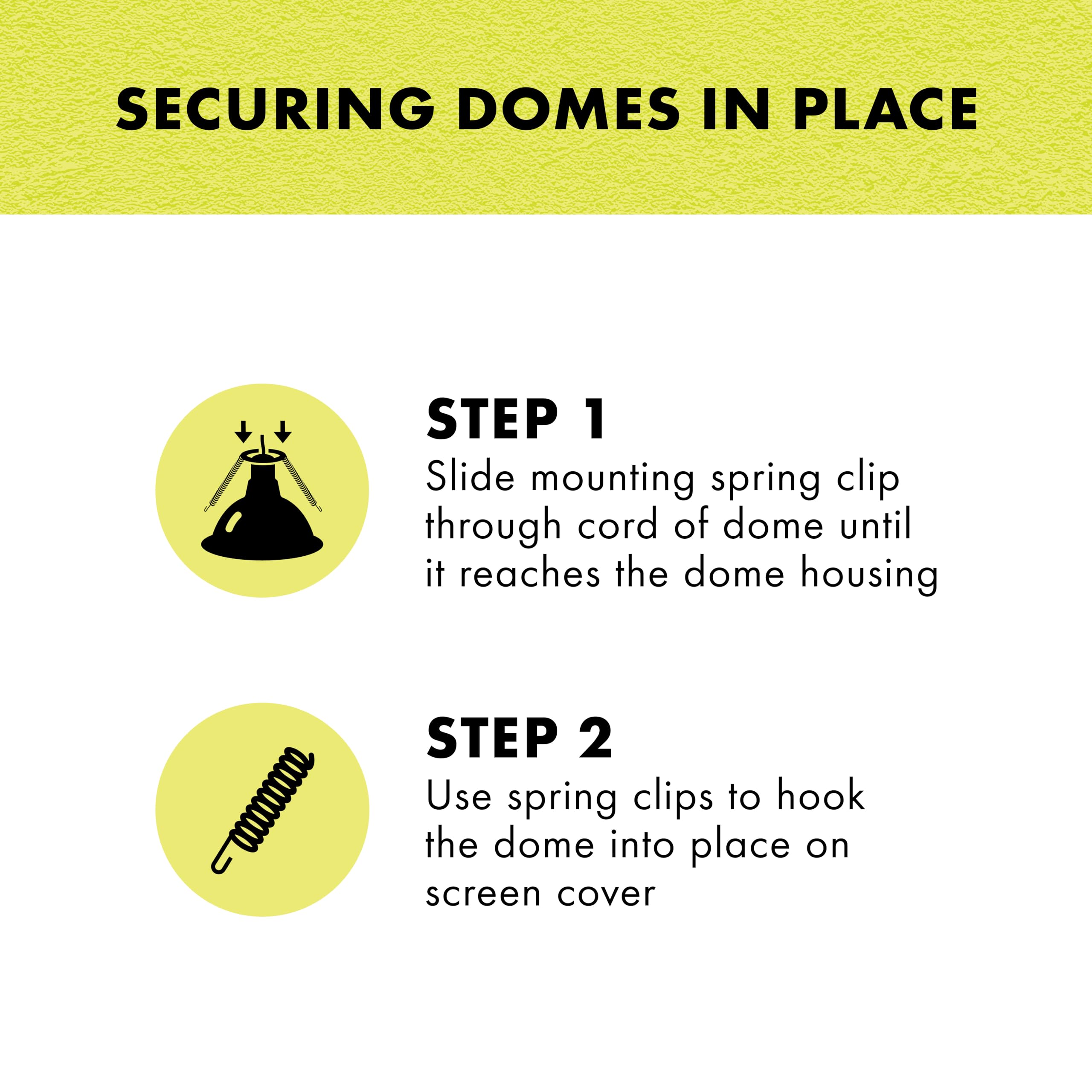 Zilla Mounting Spring Clip, Fits Most Lighting Domes - Image 5