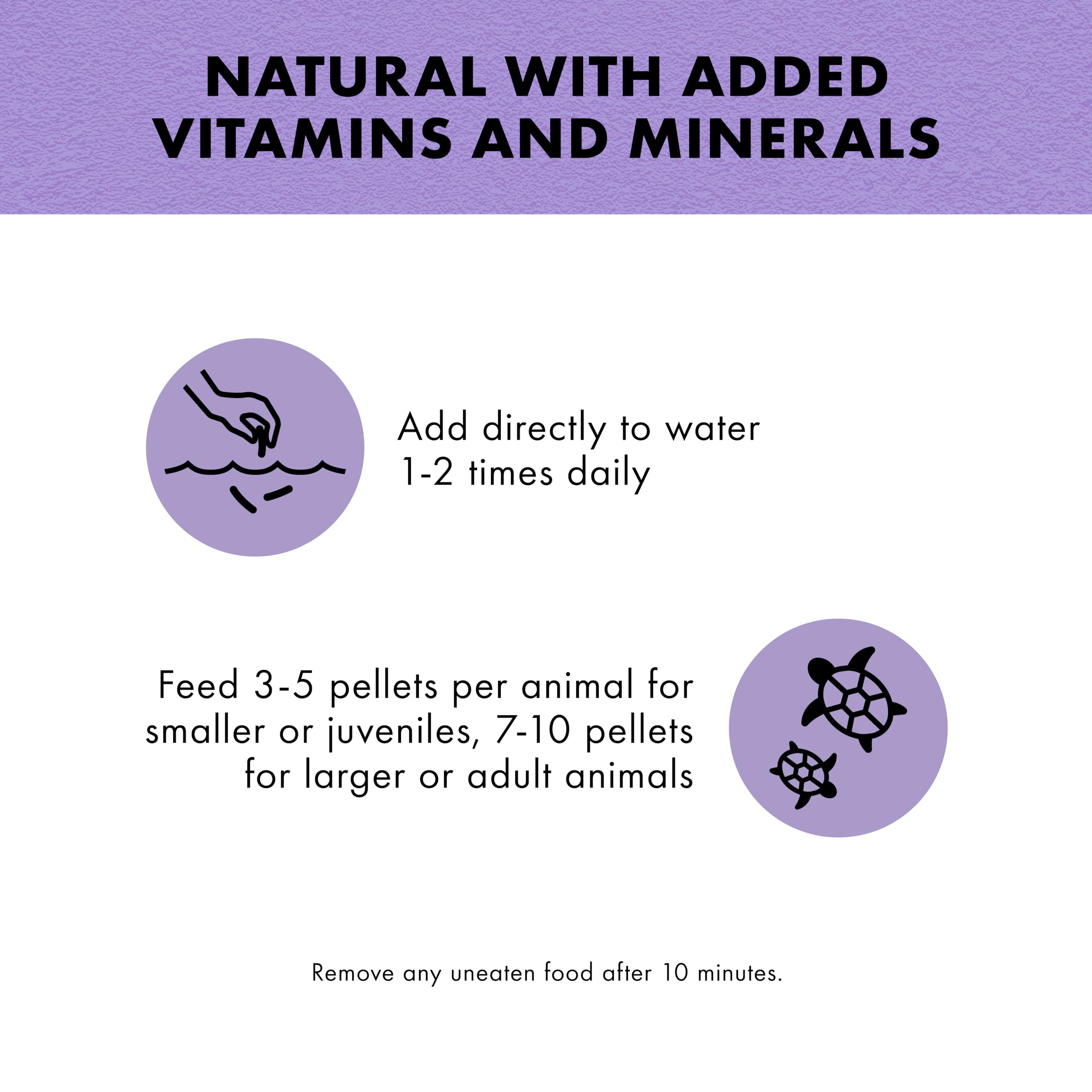 Zilla Pet Aquatic Turtle Sticks, Natural with Added Vitamins and Minerals, Nutrient-Rich Floating Food for Turtles, 4.5 oz - Image 6