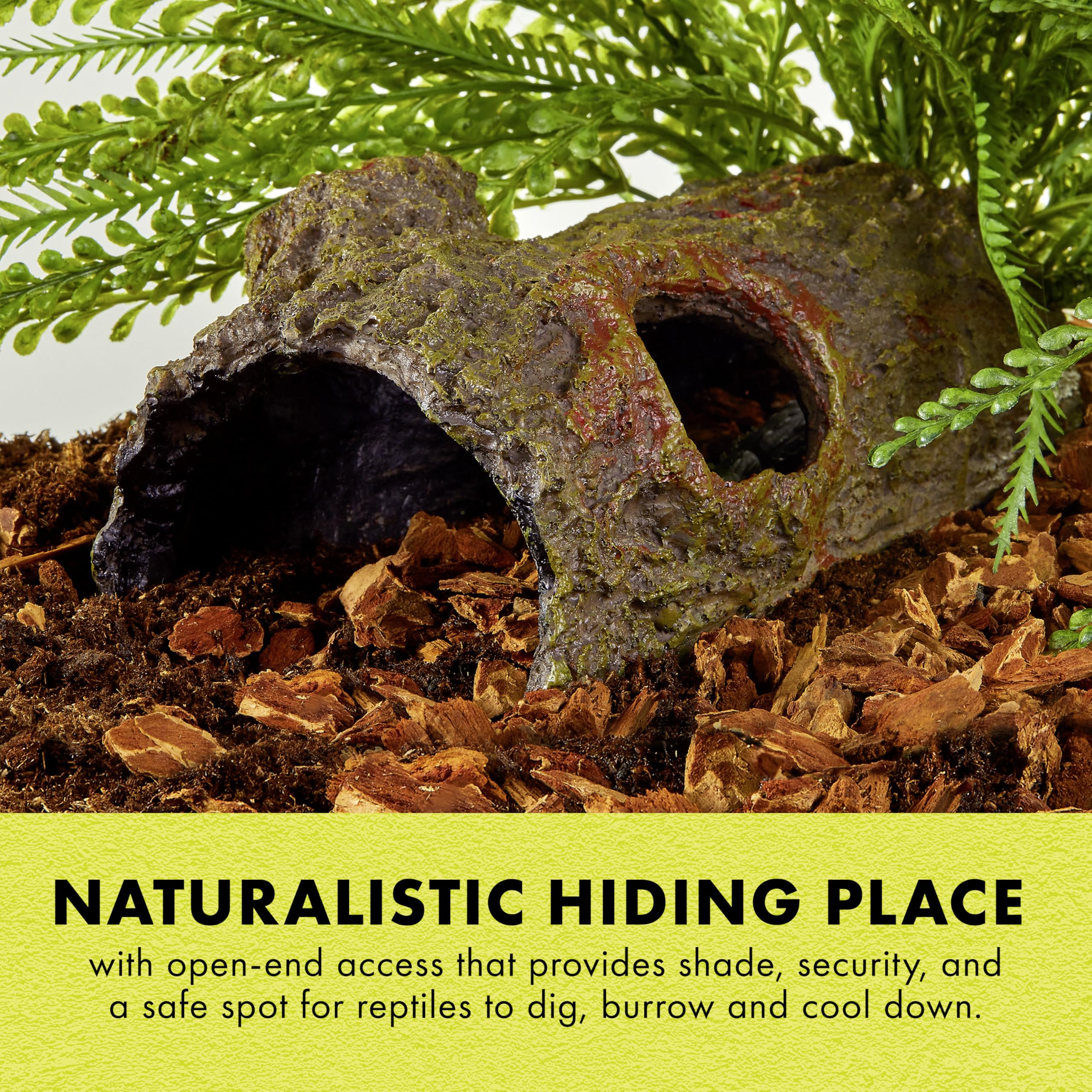 Zilla Pet Reptile Bark Bends Terrarium Decor, Large - Image 3