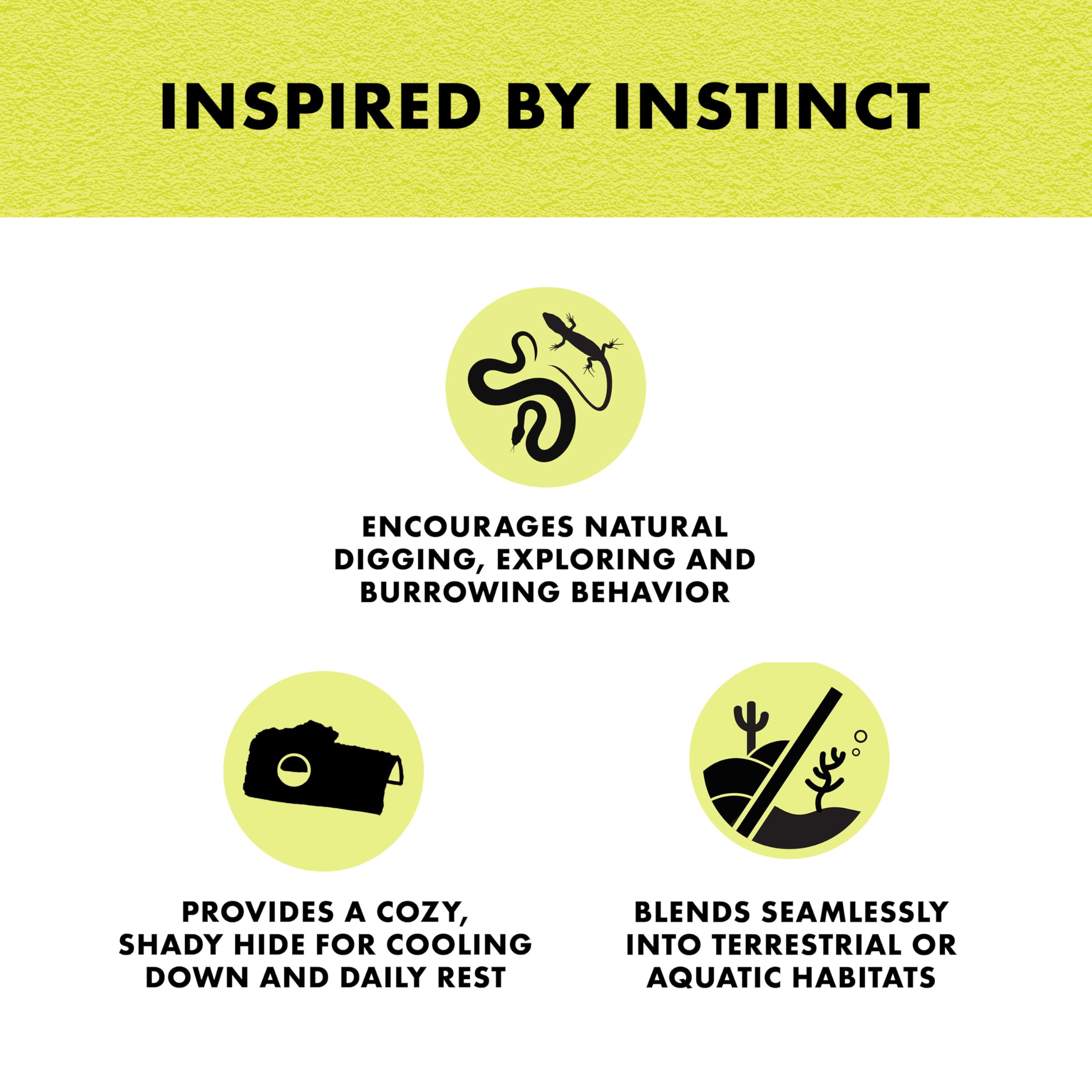 Zilla Pet Reptile Bark Bends Terrarium Decor, Large - Image 4