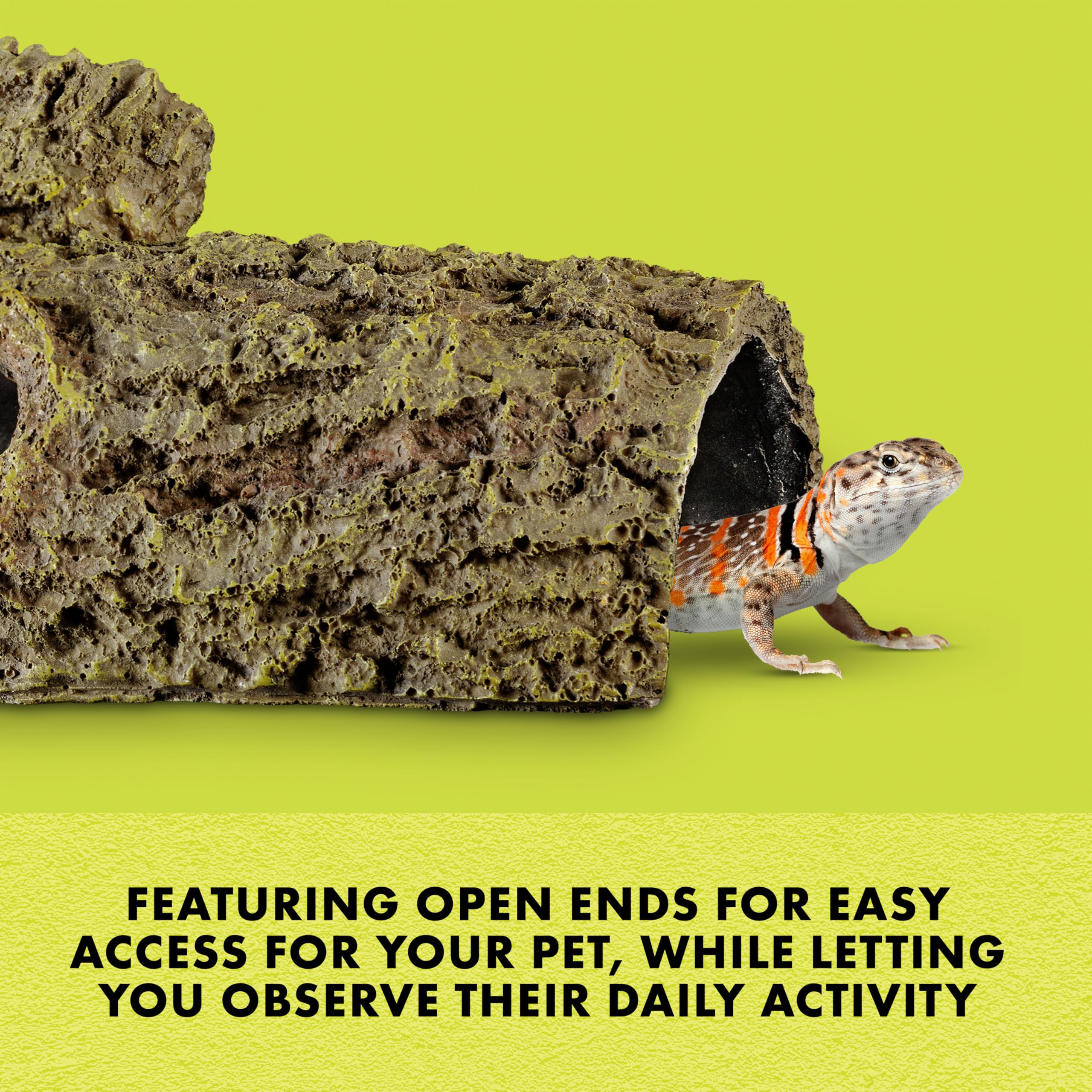 Zilla Pet Reptile Bark Bends Terrarium Decor, Large - Image 5