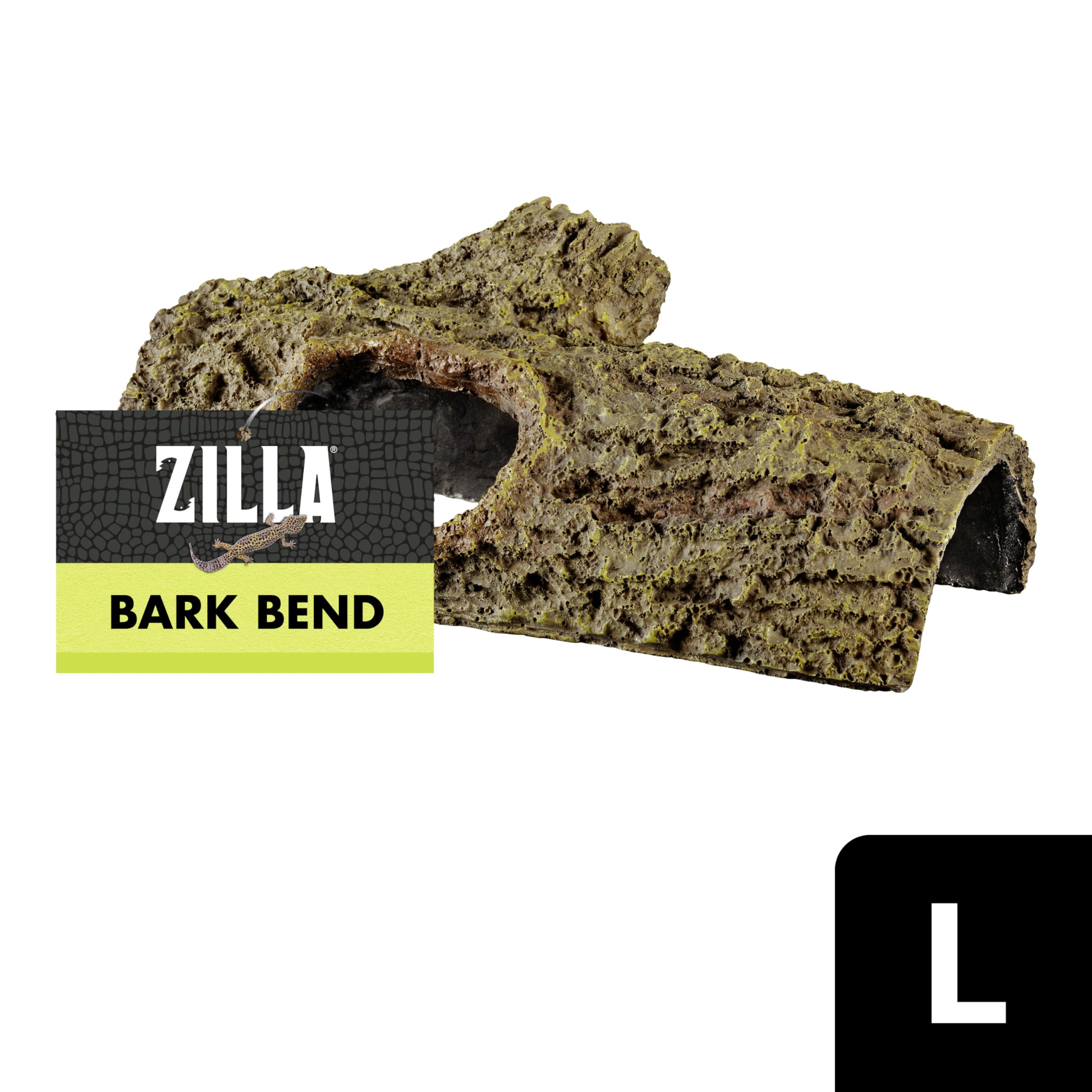 Zilla Pet Reptile Bark Bends Terrarium Decor, Large - Image 9
