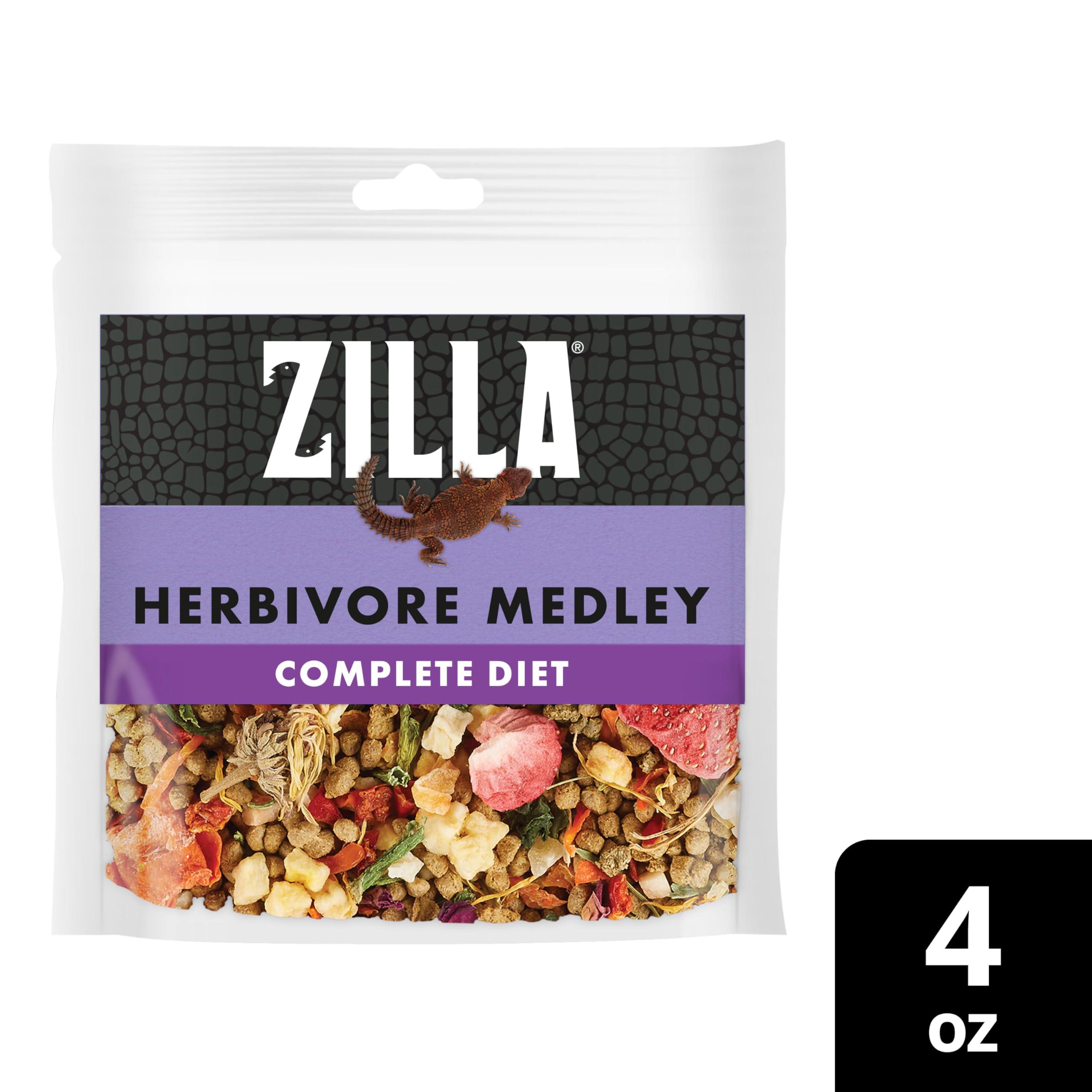 Zilla Pet Reptile Herbivore Food Medley Diet, 4 oz - Image 10