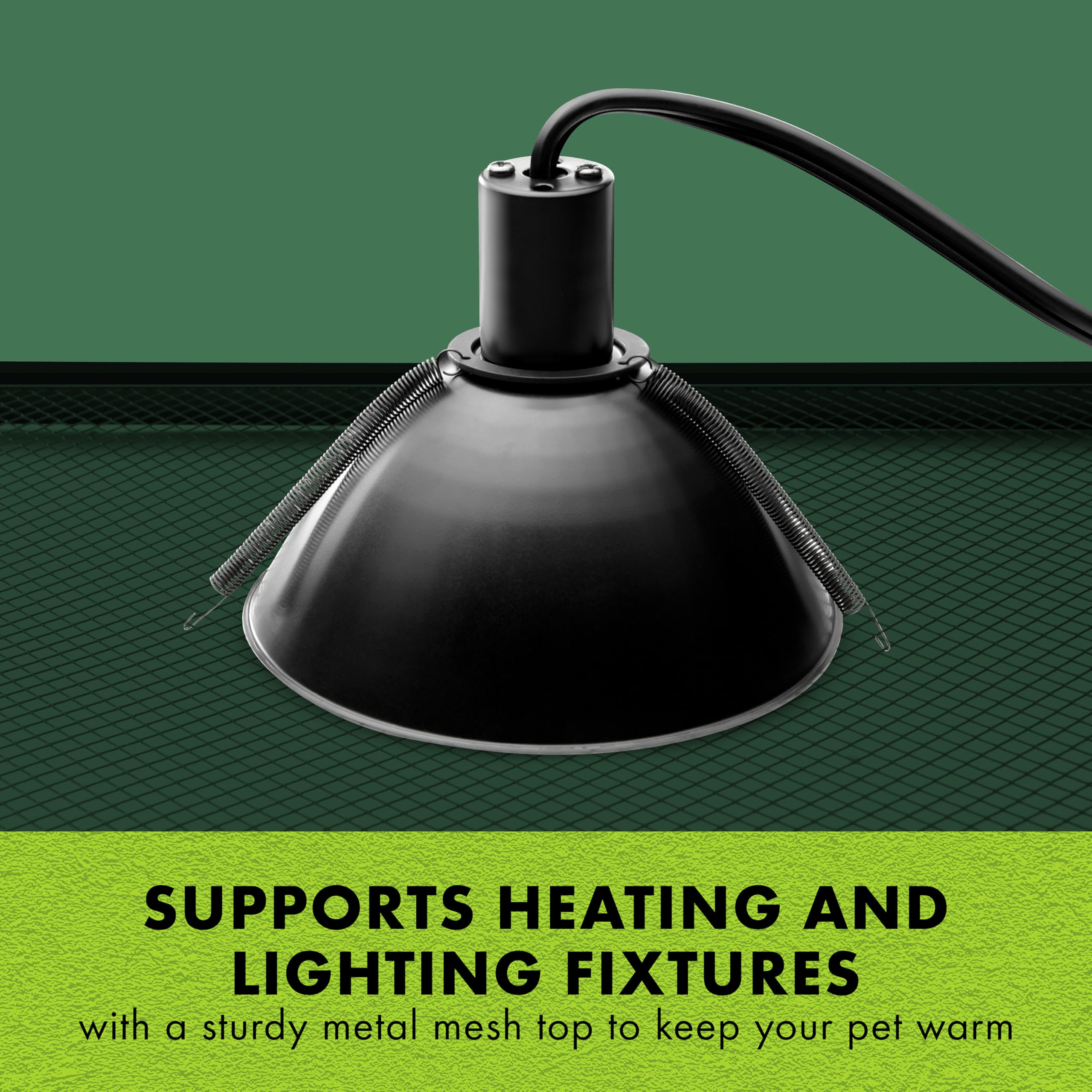 Zilla QuickBuild Aquatic Turtle 60 Gallon Size Holds 26 Gallons of Water Glass Terrarium Habitat, 47" x 15" x 18" - Image 8