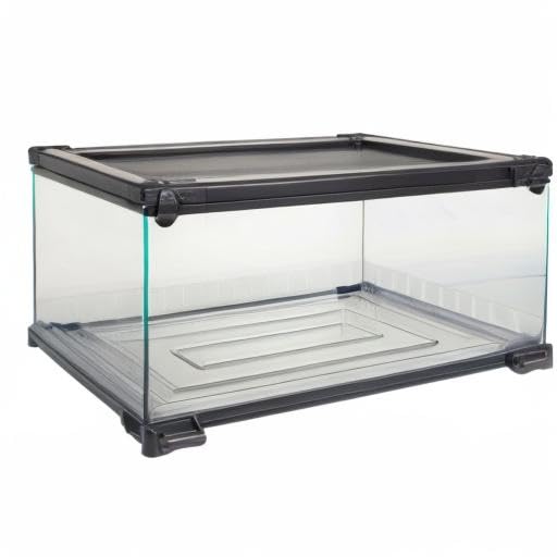 Zilla QuickBuild Reptile 10 Gallon Glass Terrarium Habitat with Bedding Tray For Geckos, Snakes, Lizards, Frogs, Turtles, and Tortoises, 20" x 12" x 10" - Image 10