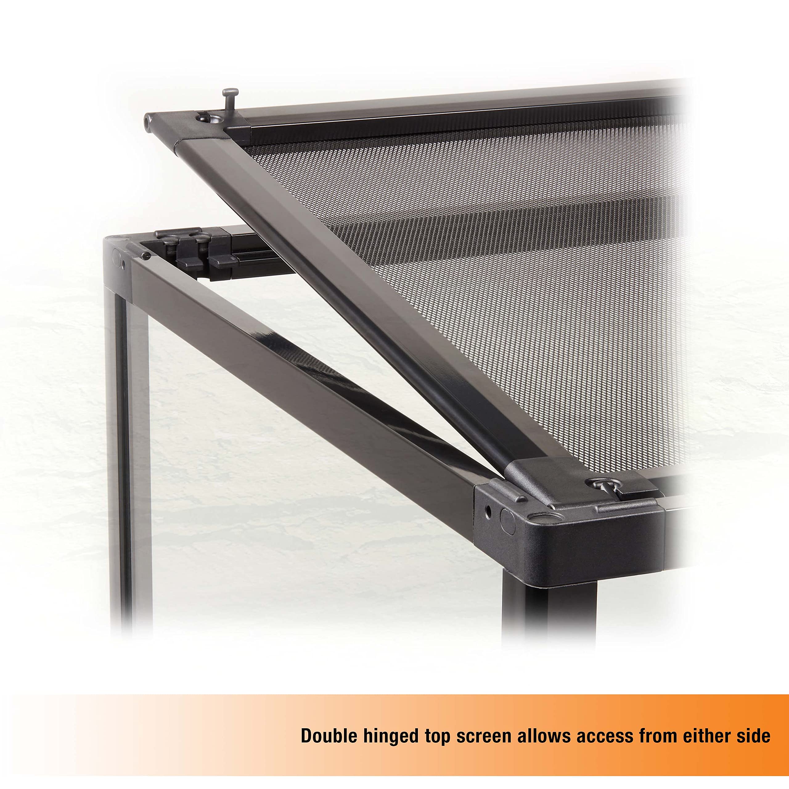 Zilla QuickBuild Reptile 10 Gallon Glass Terrarium Habitat with Bedding Tray For Geckos, Snakes, Lizards, Frogs, Turtles, and Tortoises, 20" x 12" x 10" - Image 8