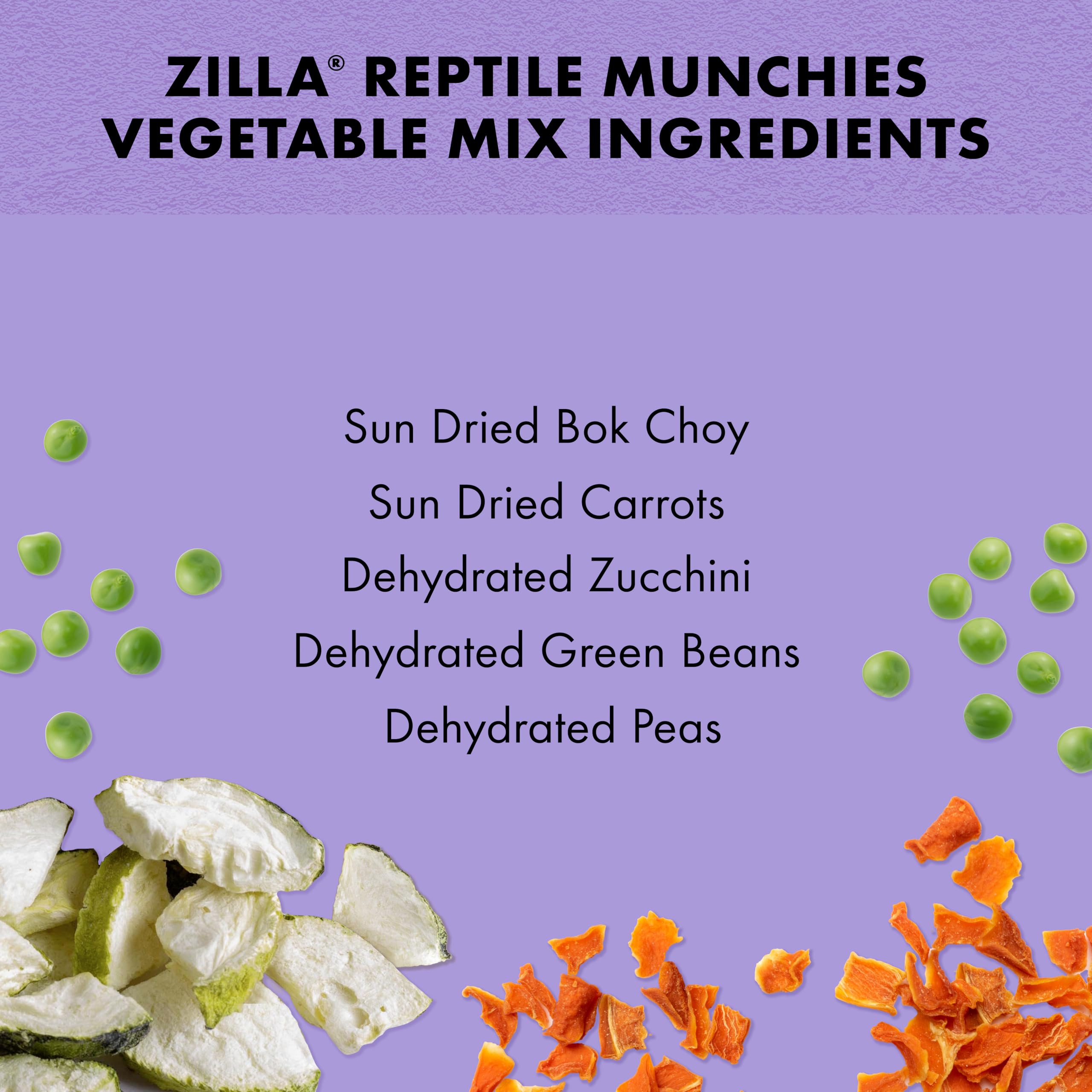 Zilla Reptile Food Munchies Vegetable Mix, 4-Ounce - Image 5