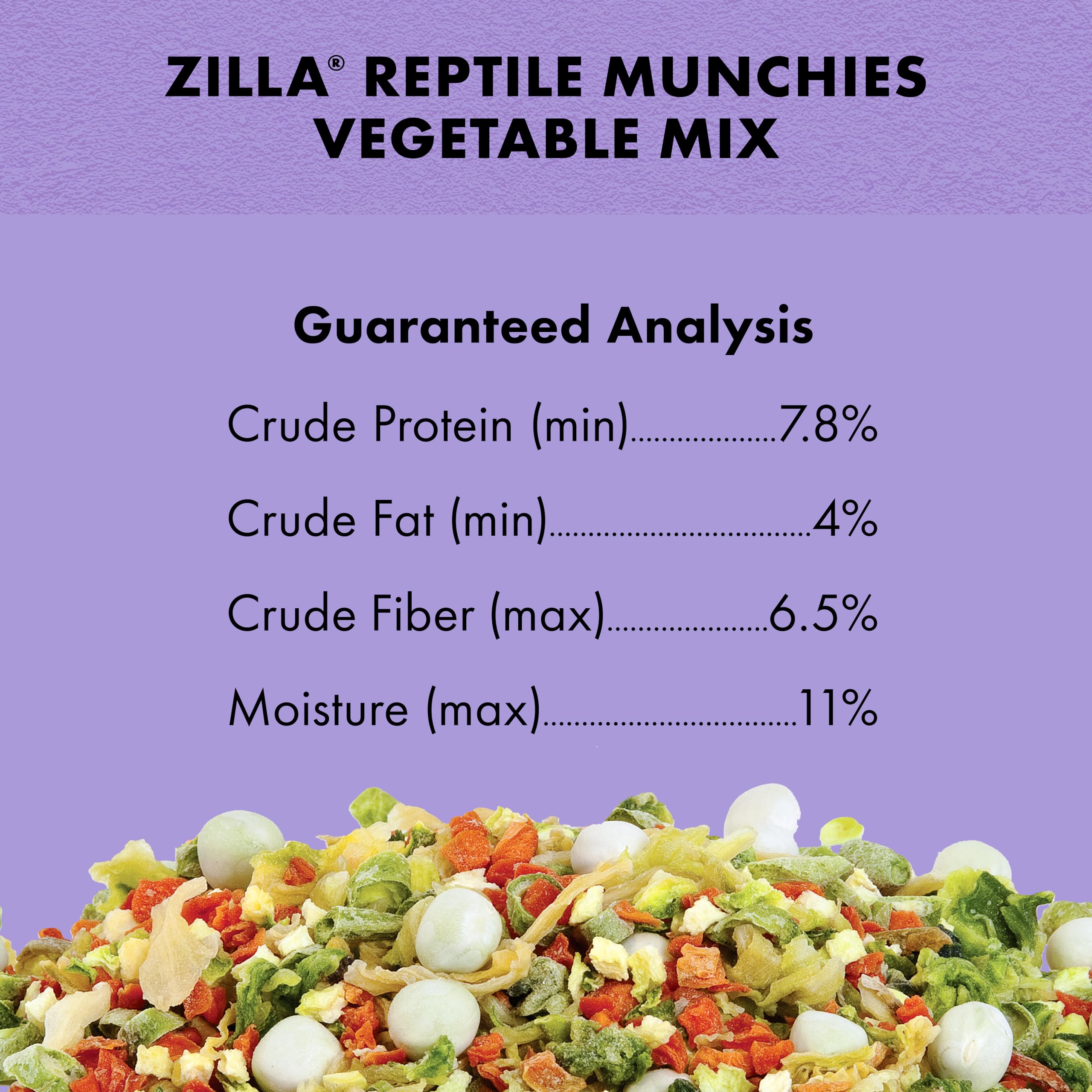 Zilla Reptile Food Munchies Vegetable Mix, 4-Ounce - Image 6