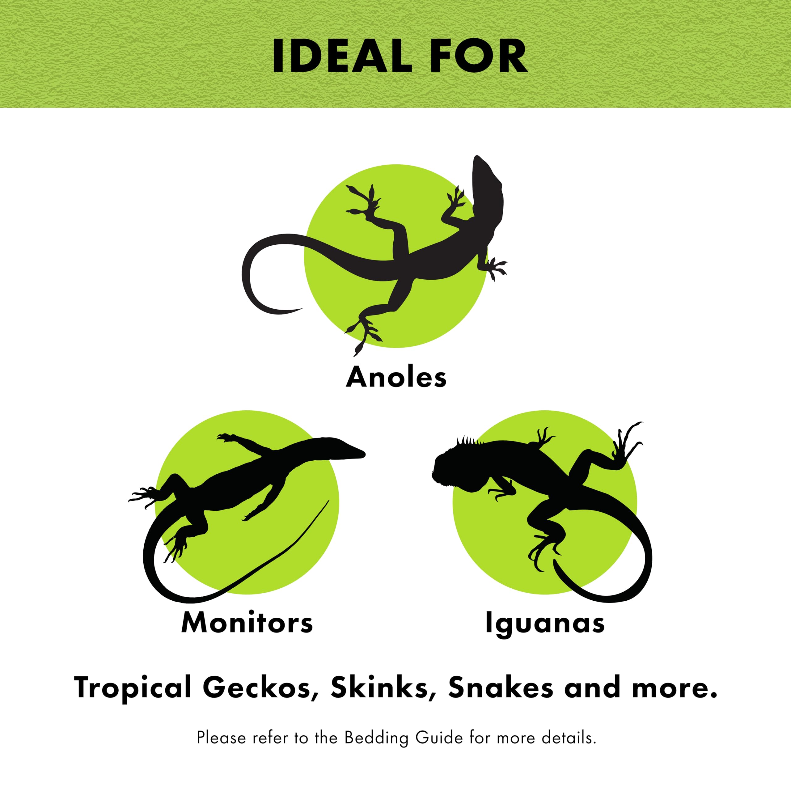 Zilla Reptile Terrarium Bedding Substrate Floor Liner, Green, 20L/29G, 11.75" x 29.5" - Image 4