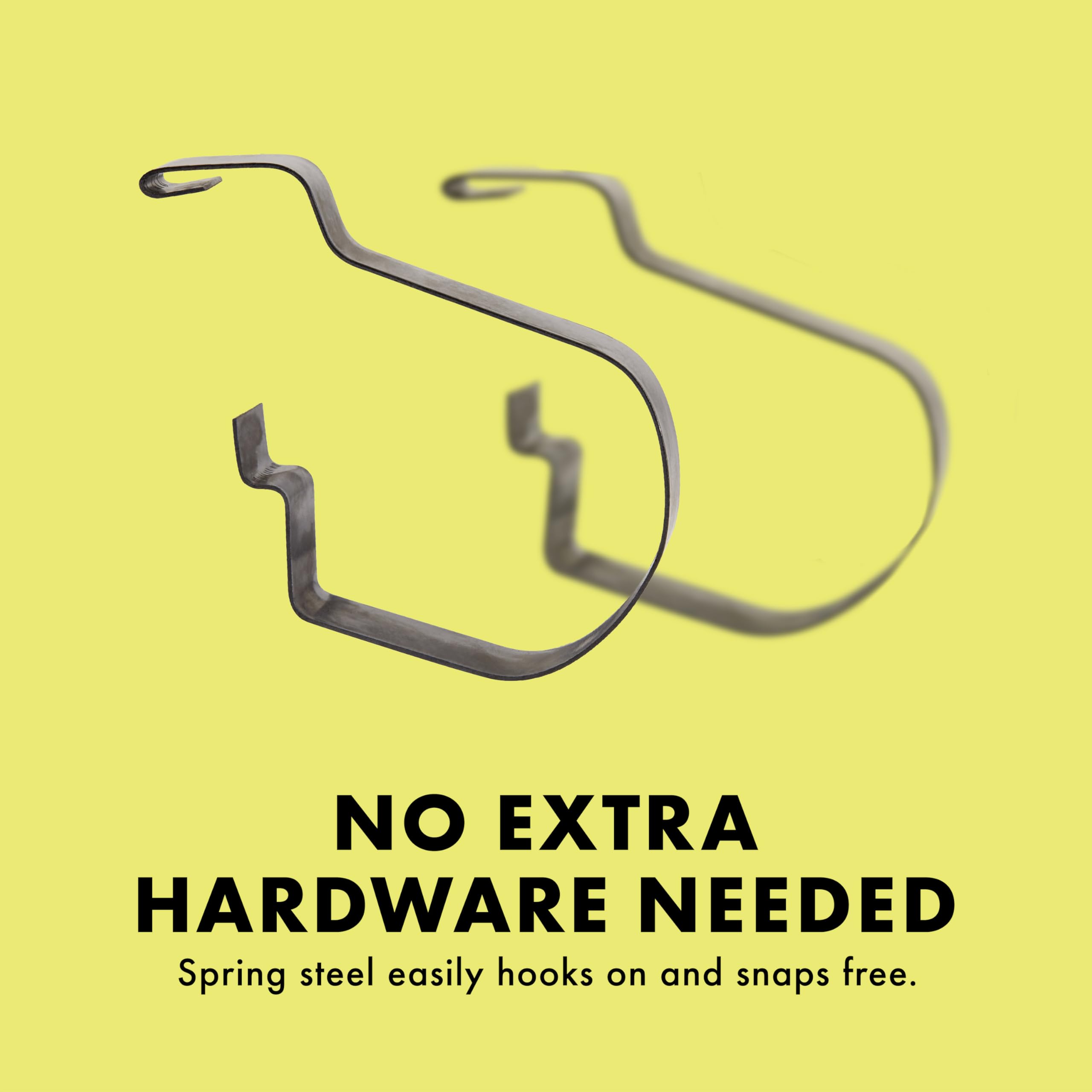 Zilla Reptile Terrarium Fresh Air Screen Non-Locking Clips, 2 Pack, Large - Image 5