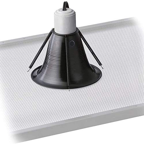 Zilla Reptile Terrarium Heat Lamps and Habitat Lighting Dome, Black 8.5 Inch - Image 3