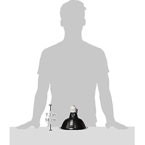 Zilla Reptile Terrarium Heat Lamps and Habitat Lighting Dome, Black 8.5 Inch - Image 6