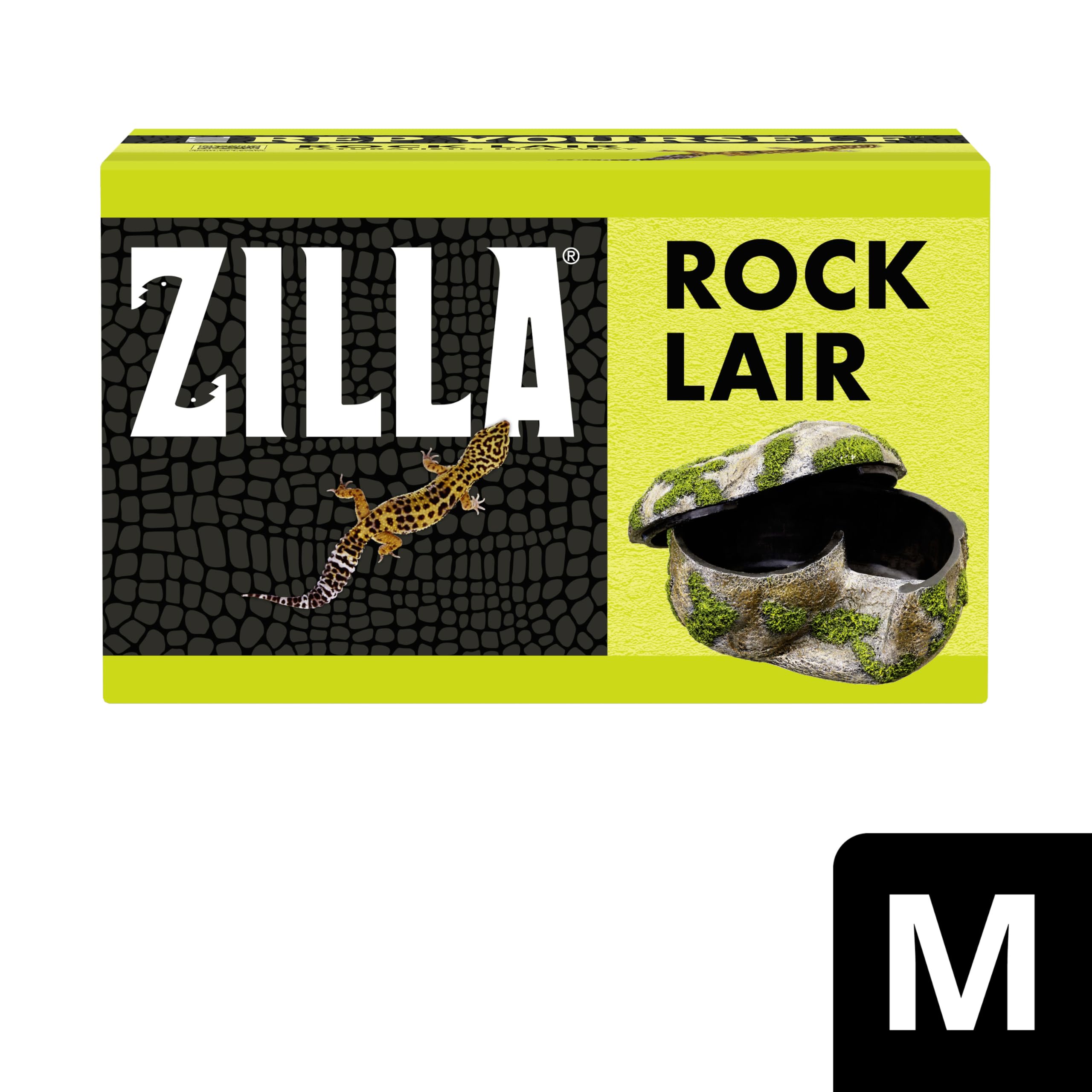 Zilla Rock Lair, Naturalistic Hide, Supports Shedding and Egg-Laying, Retains Humidity, Ideal for Snakes and Lizard, Medium - Image 11