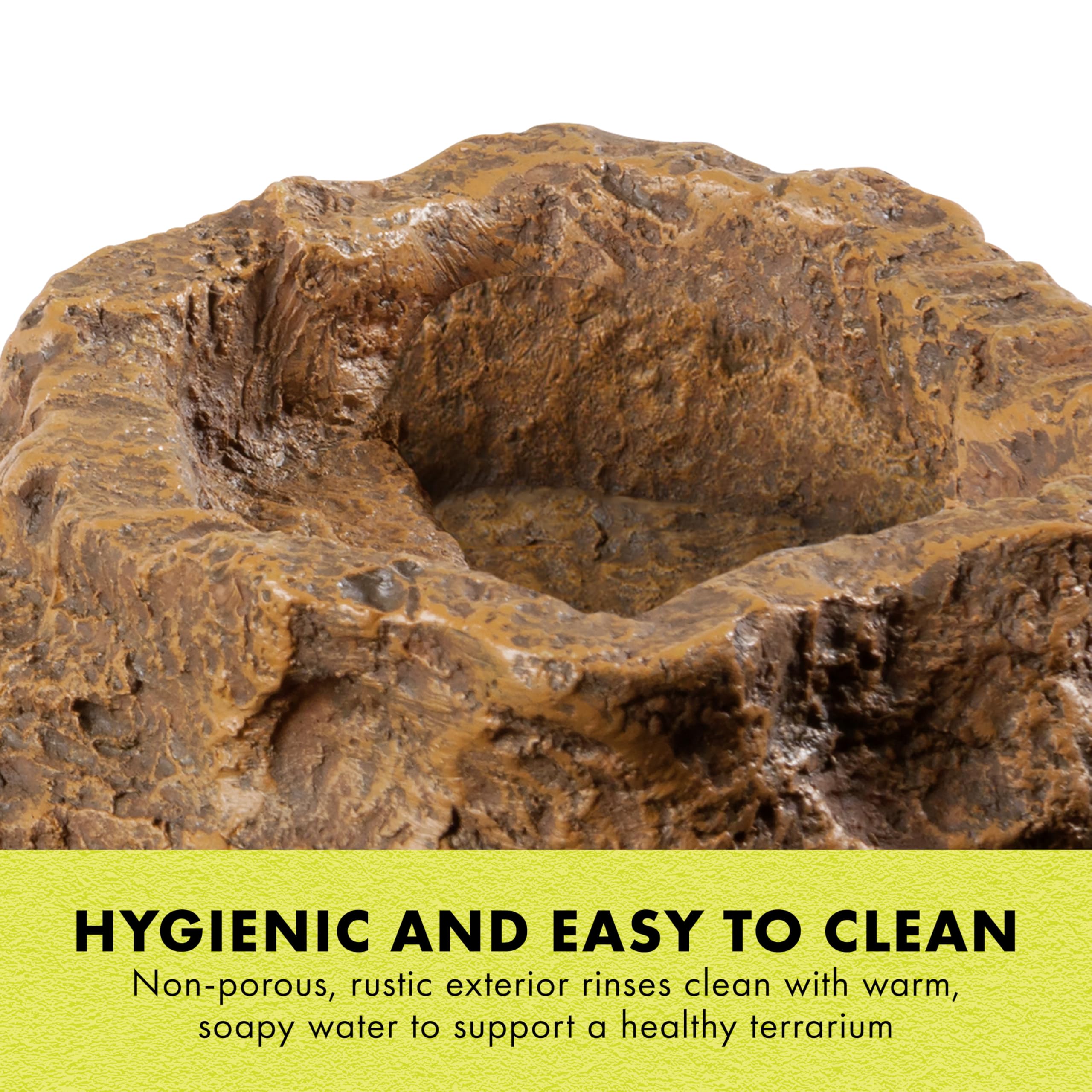 Zilla Terraced Dish, Reptile Feeding Dish, Stable and Spill-Resistant, Ideal for Geckos, Skinks, Snakes and Lizards, Medium - Image 6