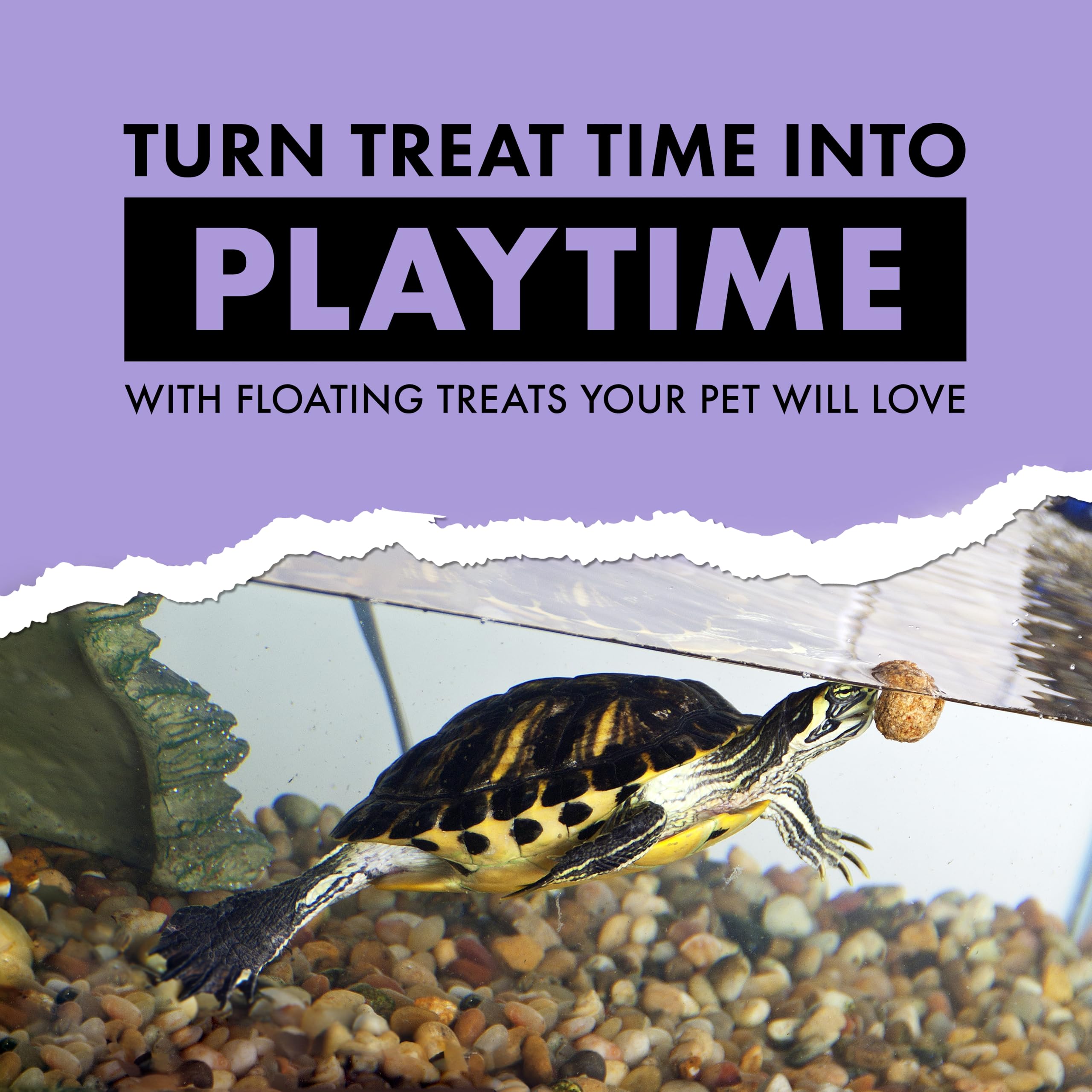 Zilla Turtle Chasers Floating Treats, Made with Real Shrimp, Resealable Bag - Image 5