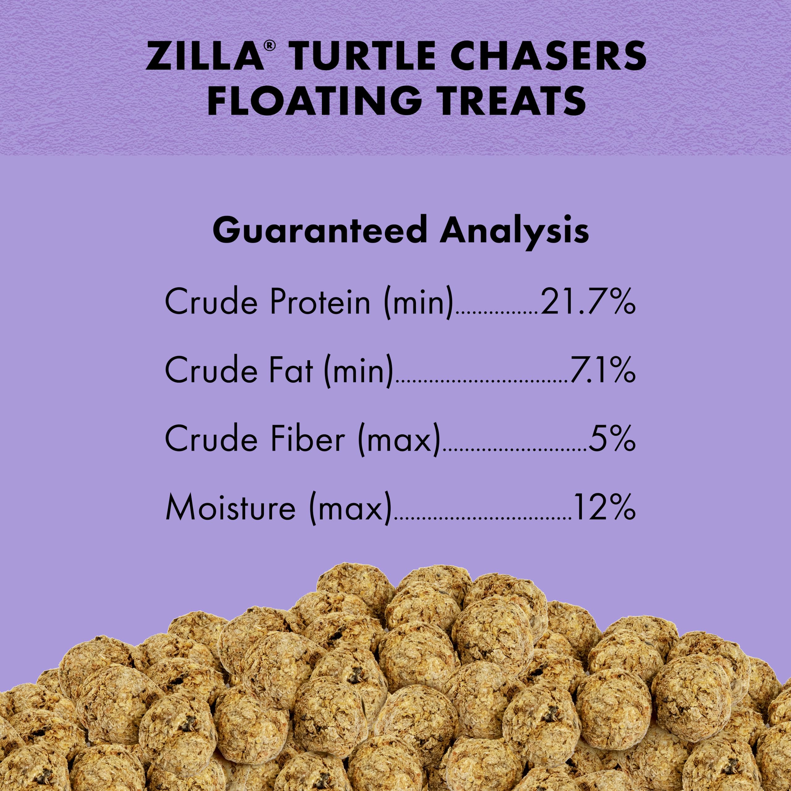 Zilla Turtle Chasers Floating Treats, Made with Real Shrimp, Resealable Bag - Image 7